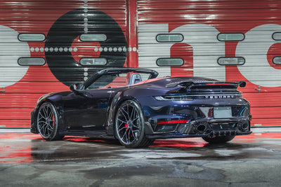 TECHART Air Outlet for Rear Apron Visible Carbon Glossy for Porsche 911 992.1 — product image