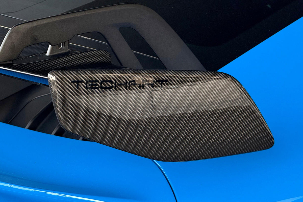 TECHART rear spoiler wing end plates for Porsche 911 992 GT3