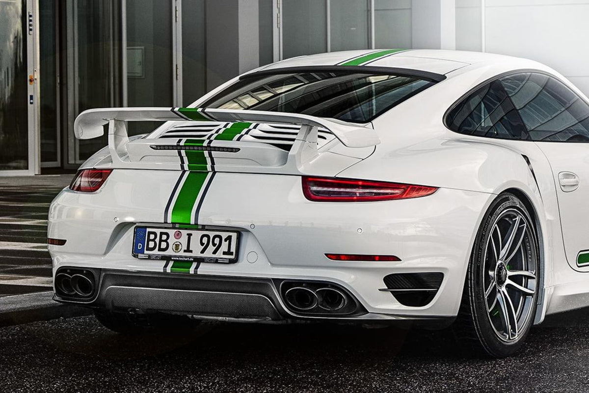 TECHART Rear Diffuser Add-on for Porsche 911 991.1 Turbo / Turbo S