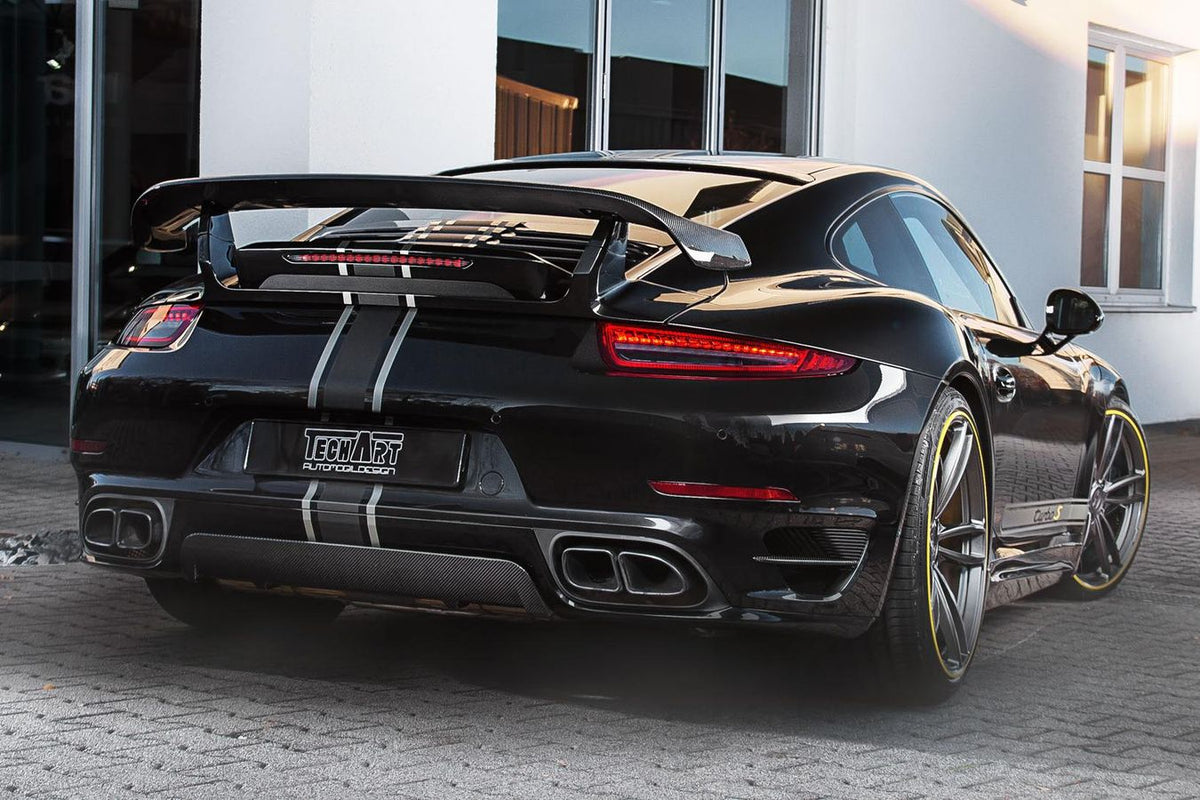 TECHART Rear Diffuser Add-on for Porsche 911 991.1 Turbo / Turbo S