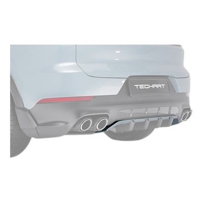 TECHART rear diffuser add-on with AeroWings for Porsche Cayenne E3.1/E3.2