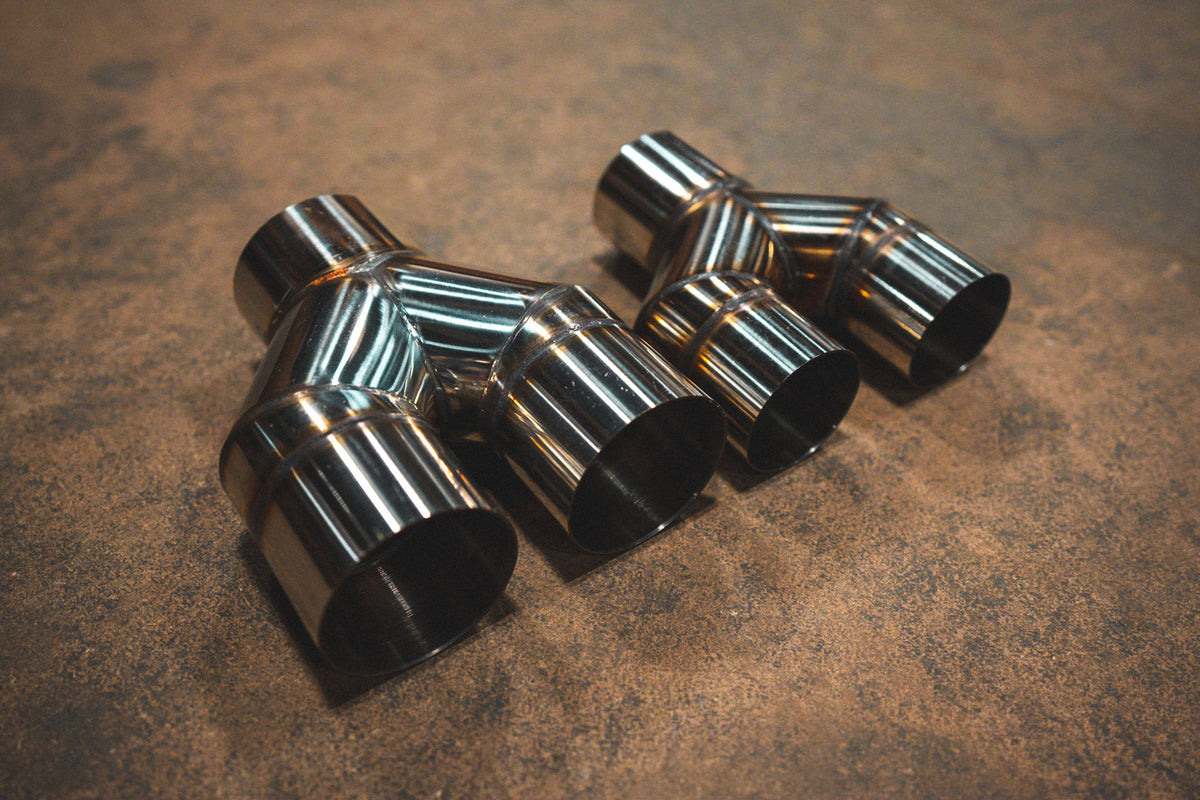 Valvetronic Designs - Valvetronic Designs Universal Y Pipe Adapter - VTD.YPIPE.63MM, VTD.YPIPE.76MM
