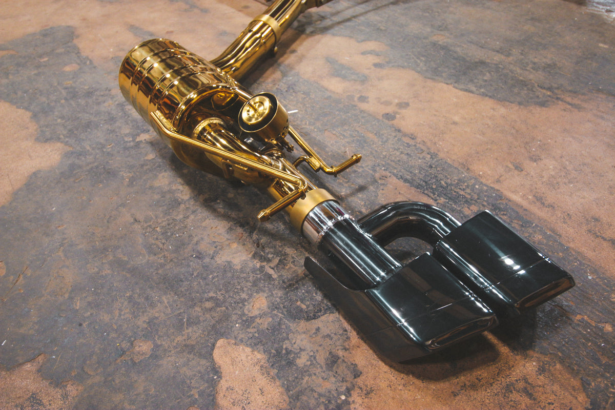Valvetronic Designs - Mercedes E63 AMG W212 Valved Sport Exhaust System - MER.W212.E63.VSES.BR, MER.W212.E63.VSES.TI