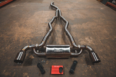 Valvetronic Designs - Toyota Supra A90 / A91 Valved Sport Exhaust System - TOY.A90.VSES.BR, TOY.A90.VSES.AG, TOY.A90.VSES.TI