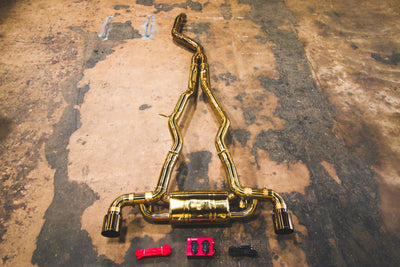 Valvetronic Designs - Toyota Supra A90 / A91 Valved Sport Exhaust System - TOY.A90.VSES.BR, TOY.A90.VSES.AG, TOY.A90.VSES.TI