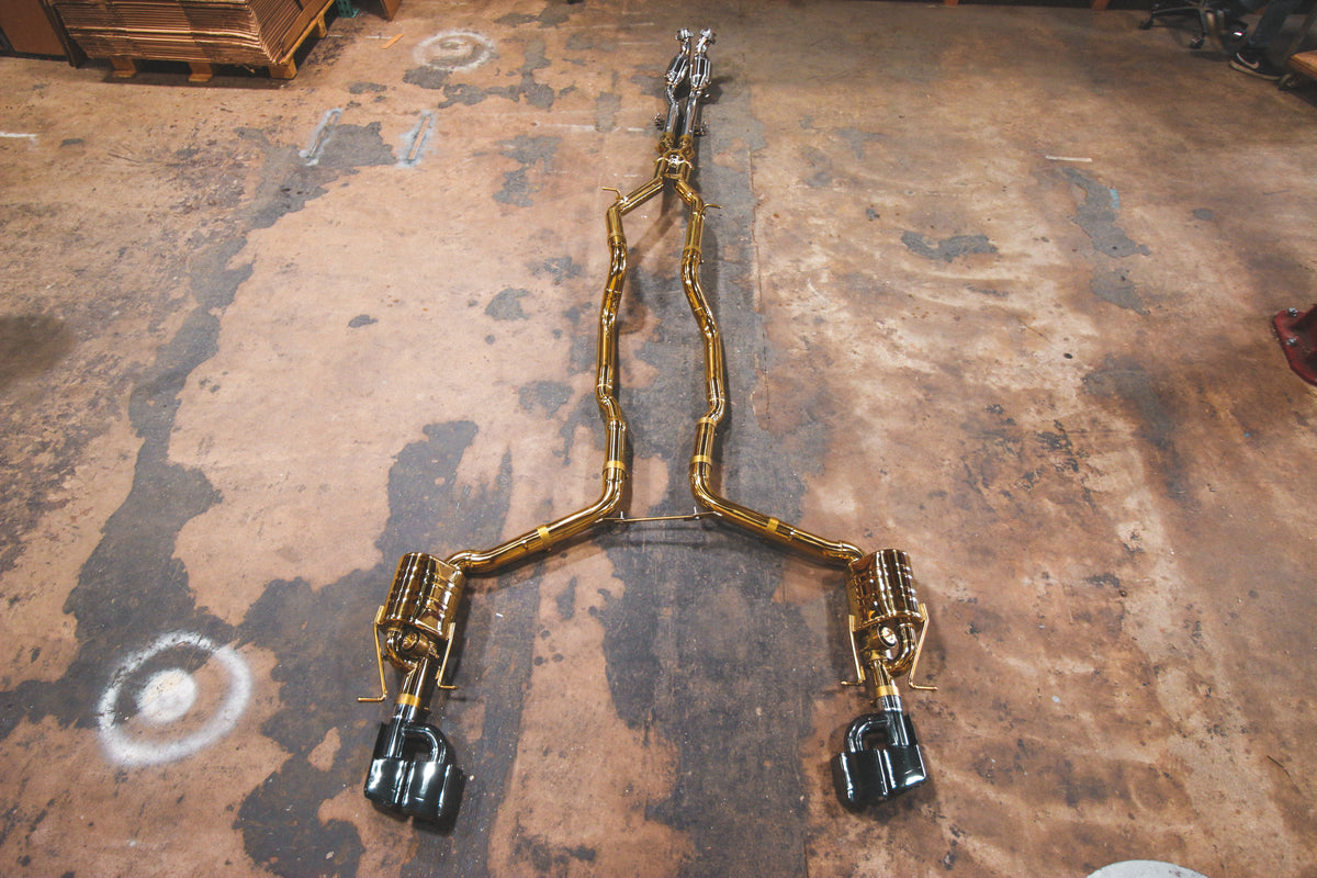 Valvetronic Designs - Mercedes E63 AMG W212 Valved Sport Exhaust System - MER.W212.E63.VSES.BR, MER.W212.E63.VSES.TI