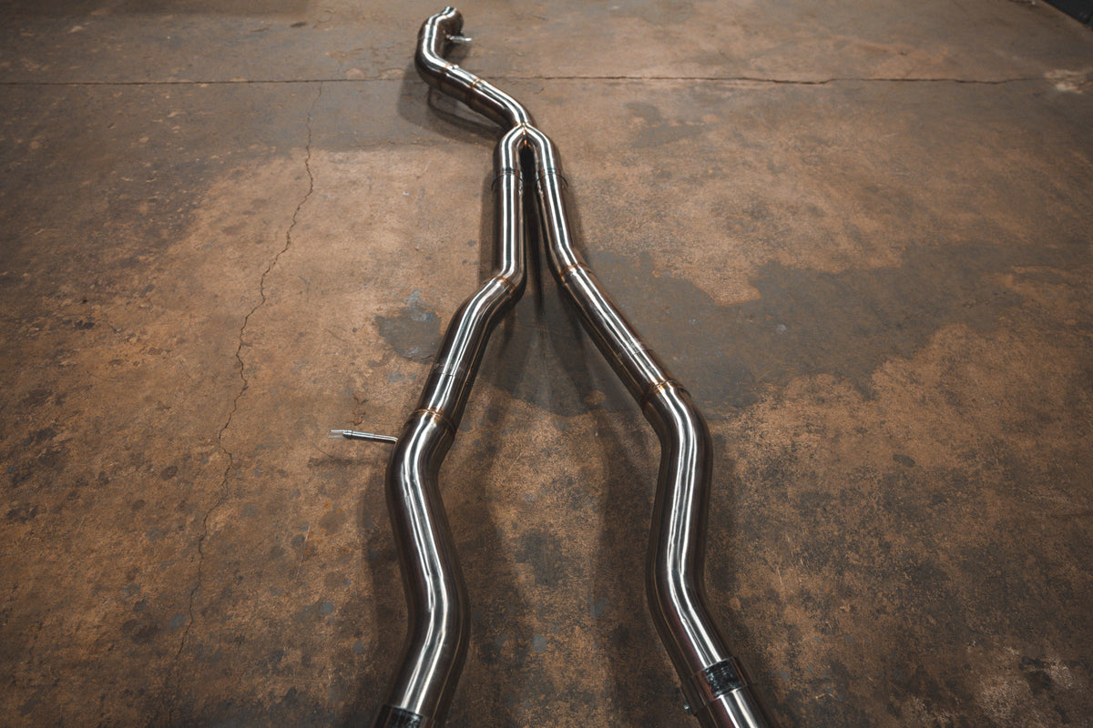 Valvetronic Designs - Toyota Supra A90 / A91 Valved Sport Exhaust System - TOY.A90.VSES.BR, TOY.A90.VSES.AG, TOY.A90.VSES.TI