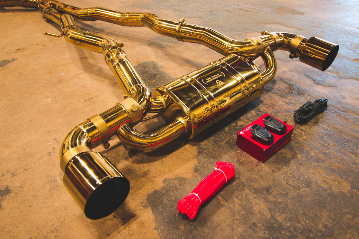 Valvetronic Designs - Toyota Supra A90 / A91 Valved Sport Exhaust System - TOY.A90.VSES.BR, TOY.A90.VSES.AG, TOY.A90.VSES.TI