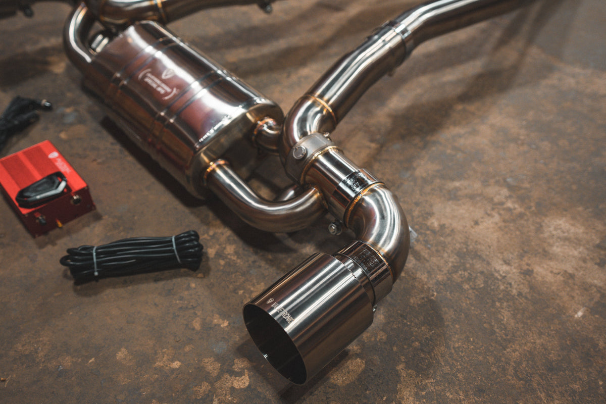 Valvetronic Designs - Toyota Supra A90 / A91 Valved Sport Exhaust System - TOY.A90.VSES.BR, TOY.A90.VSES.AG, TOY.A90.VSES.TI