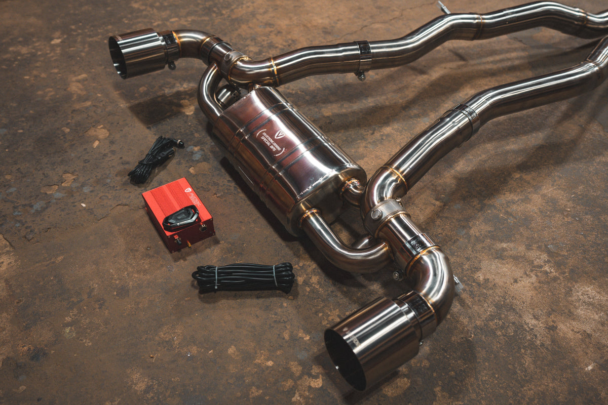 Valvetronic Designs - Toyota Supra A90 / A91 Valved Sport Exhaust System - TOY.A90.VSES.BR, TOY.A90.VSES.AG, TOY.A90.VSES.TI