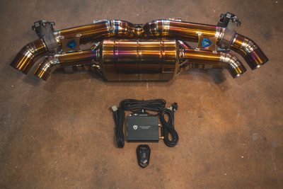 Valvetronic Designs - Valvetronic Valved Sport Exhaust System for Porsche 992 Carrera / Turbo - POR.992.TUR.VSES.TI
