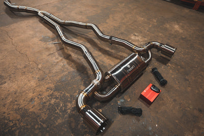 Valvetronic Designs - Toyota Supra A90 / A91 Valved Sport Exhaust System - TOY.A90.VSES.BR, TOY.A90.VSES.AG, TOY.A90.VSES.TI