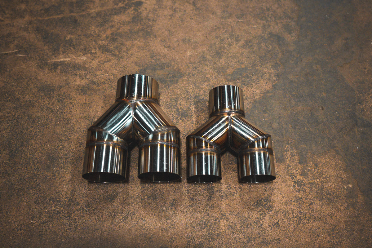 Valvetronic Designs - Valvetronic Designs Universal Y Pipe Adapter - VTD.YPIPE.63MM, VTD.YPIPE.76MM