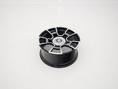 Used six-spoke black and machined wheel with RR centre cap