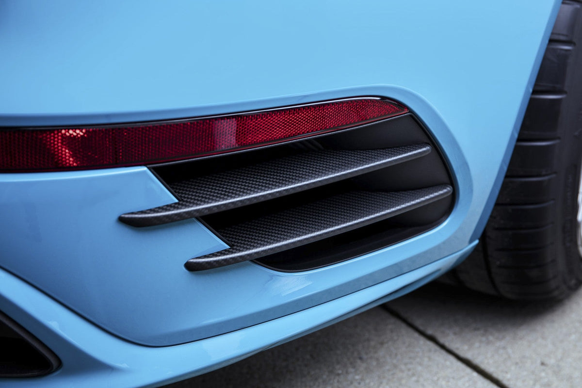 TECHART Carbon Rear Apron Louvres for Porsche 911 991.2 Turbo / Turbo S