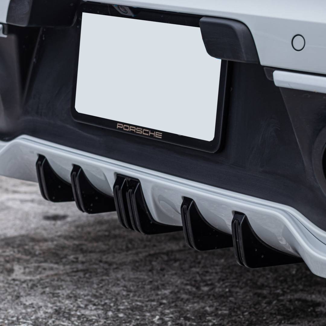 TECHART Diffuser Add-On for Rear Apron SportDesign for Porsche 911 992.1 — diffuser detail
