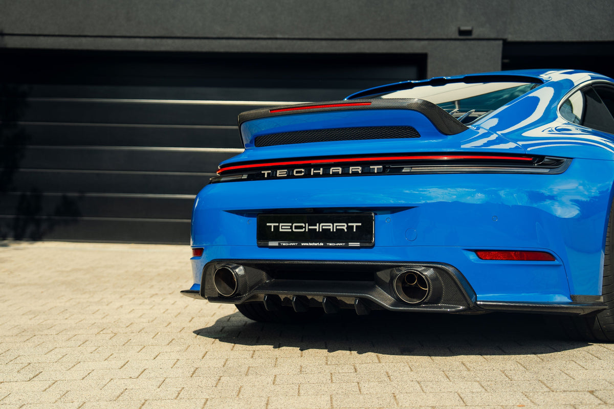 TECHART Rear Diffuser for Porsche 911 992.2 Carrera — rear view 2