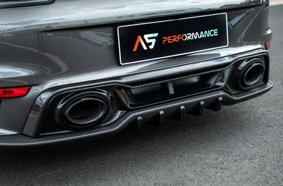 TECHART Rear Diffuser for Porsche 911 992.1 — rear view 1