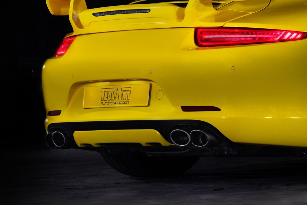 TECHART Rear Diffuser for Porsche 911 991.1 — rear view 2