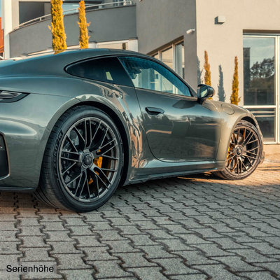 TECHART Sport Spring Kit installed on Porsche 911 992.2 Turbo S