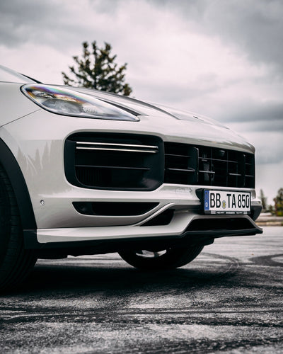 TECHART Front Spoiler I for Porsche Cayenne E3.1 / E3.2 — installed view