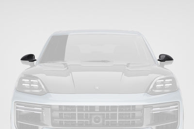 TECHART Carbon Side Mirror Trims for Porsche Cayenne E3.1 / E3.2