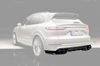 TECHART Rear Apron with Diffuser for Porsche Cayenne E3.1